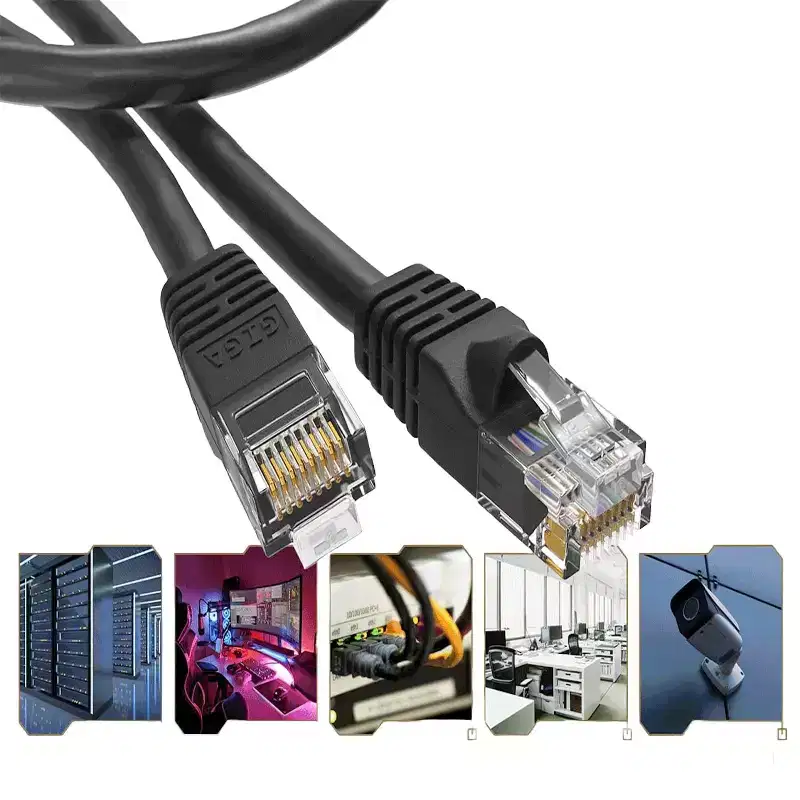 SANOXY Cables and Adapters; 2ft Cat6 550 MHz UTP Snagless Ethernet Network Patch Cable, Black