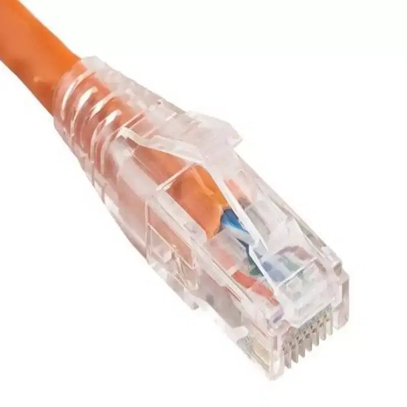 SANOXY Cables and Adapters; 15ft Cat6 550 MHz UTP Ethernet Network Patch Cable with Clear Snagless Boot, Orange
