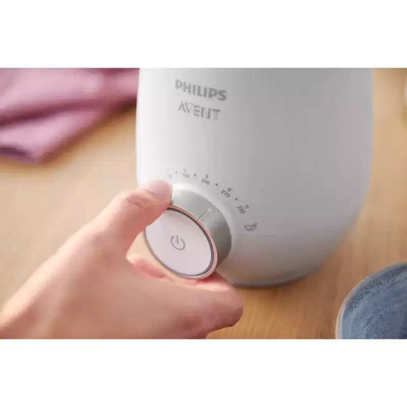 Philips Avent Fast Baby Bottle Warmer with Auto Shut Off: Electric, BPA-Free, Compatible with All Bottles