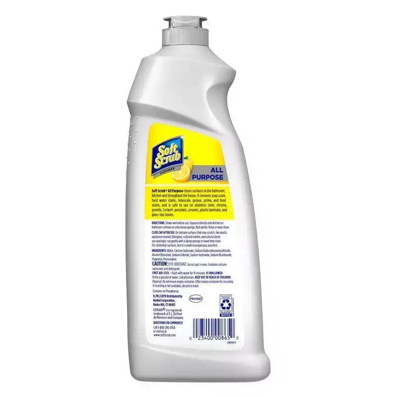 Soft Scrub Lemon Scent Cleanser Cream - 24 fl oz