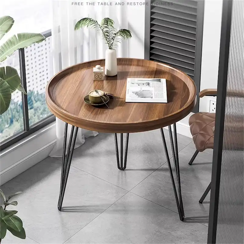 Walnut Modern Room Coffee Table