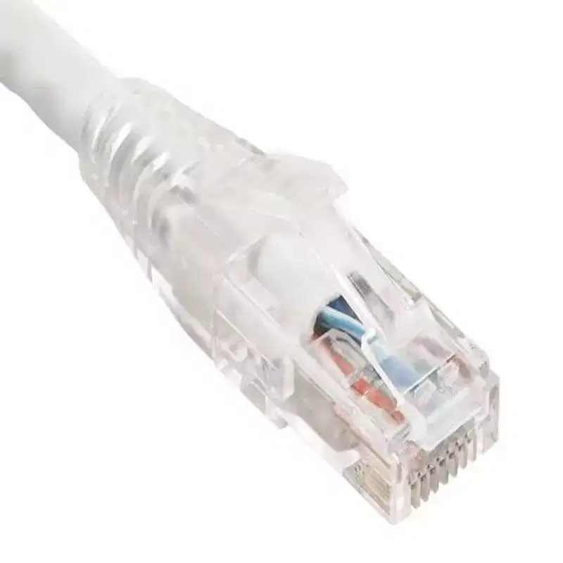 SANOXY Cables and Adapters; 10ft Cat6 550 MHz UTP Ethernet Network Patch Cable with Clear Snagless Boot, White