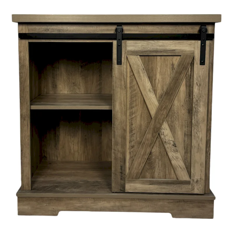 Farmhouse Style Sideboard Storage Cabinet for Living Room Coffee Bar Kitchen, Easy to Assemble & Clean