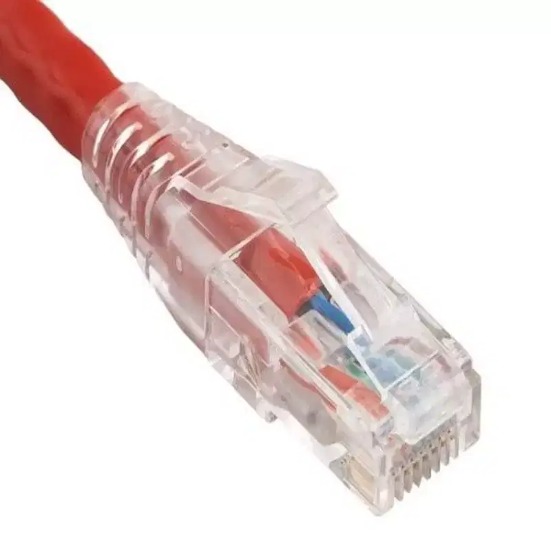 SANOXY Cables and Adapters; 7ft Cat6 550 MHz UTP Ethernet Network Patch Cable with Clear Snagless Boot, Red