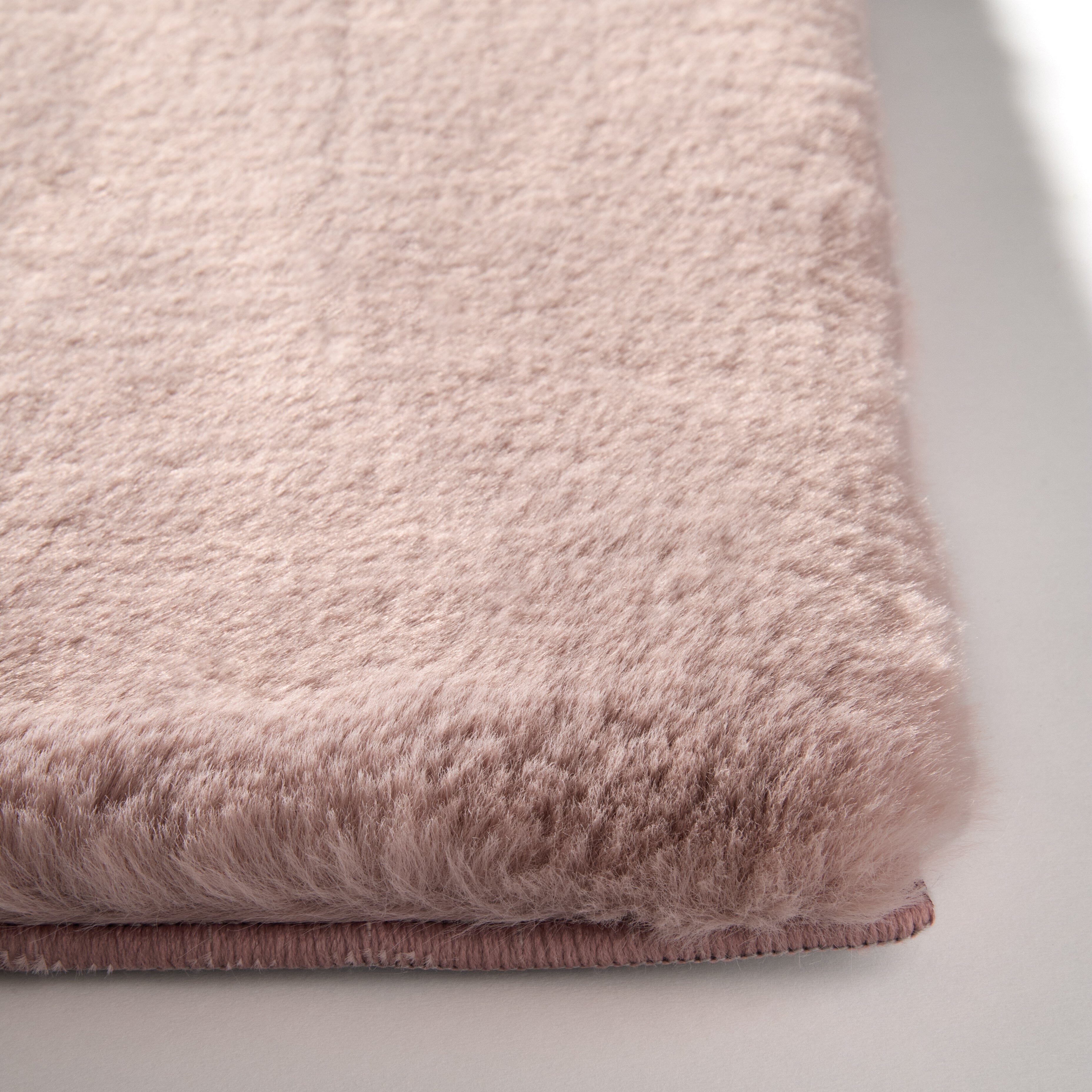 Memory Foam Rug 2 Large Pink