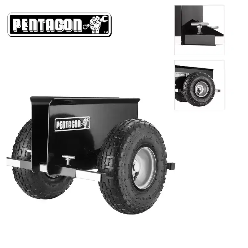 Fleming Supply Panel Pusher Dolly for Moving Drywall Boards, Wood Panels, or Doors