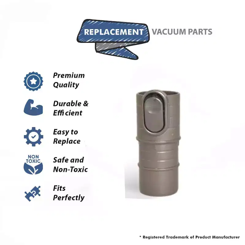 Topvacuumparts Replacement For Dyson DC07, 14,16,17 & 25 Upright Vacuum Cleaner Gray Adapter Tool # Compare to Part 10-1002-04
