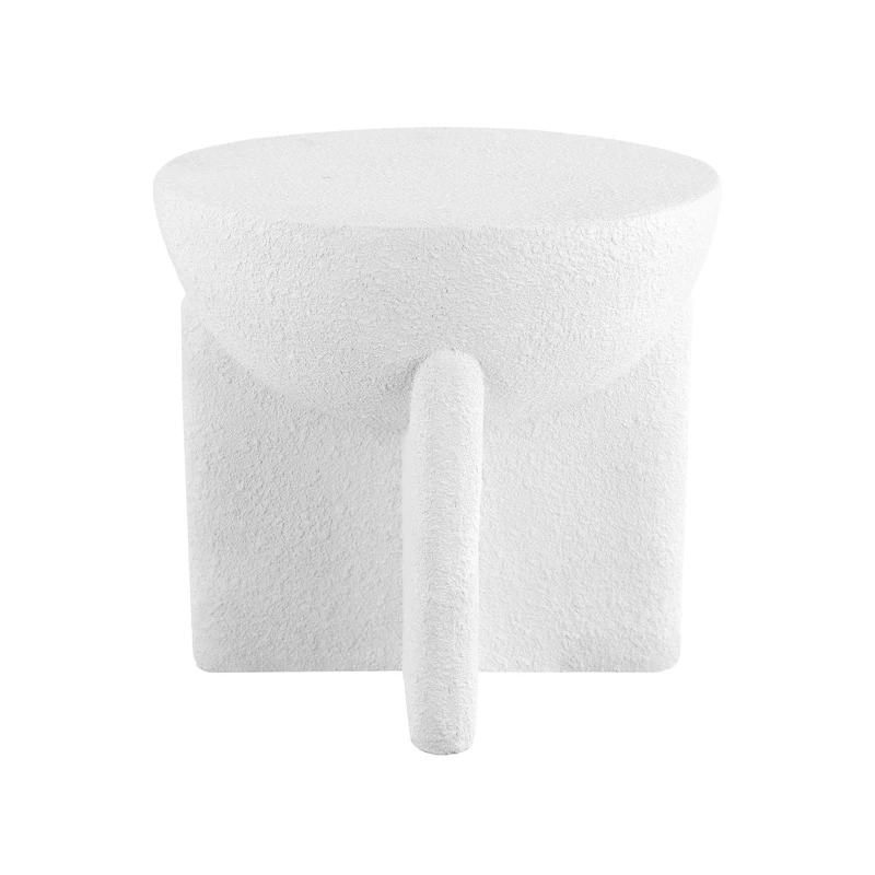 Sage 16.25 Minimalist Modern Drum Accent Table , by JONATHAN Y