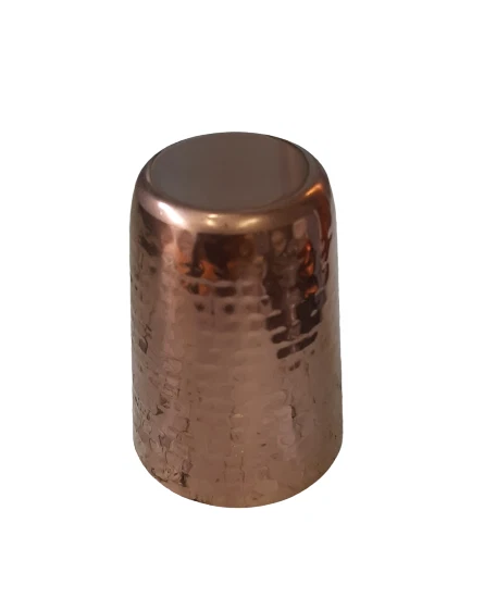 Rose Gold Finish, Stainless Steel Hammered Glass / Tumbler, PVD Coating, 300 ML