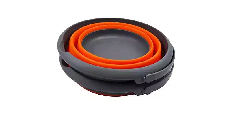 SAMMART 8.5L (2.2 gallons) Collapsible Plastic Round Bucket