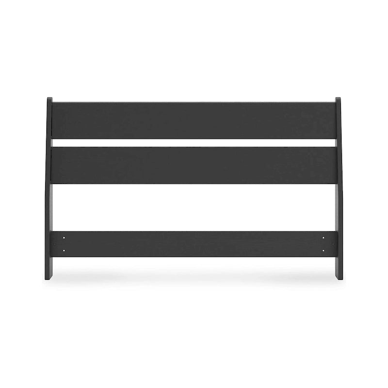 Signature Design by Ashley Socalle Black Panel Headboard with 2 Nightstands