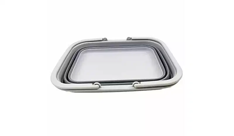 SAMMART Collapsible Space Saving Tub with Handle 9.2L (2.37Gallon)