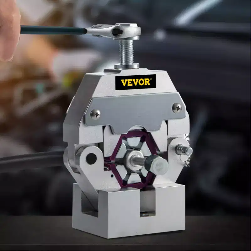 VEVOR Manually Operated AC Hose Crimper Hydra-Krimp 71550 Manual AC Hose Crimper Kit Air Conditioning Repair Handheld AC Hose Crimping Tool, Silver
