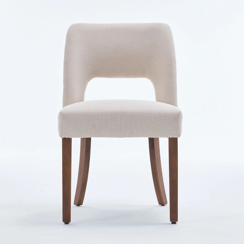 Set of 4 Fabric-upholstered Dining Chairs
