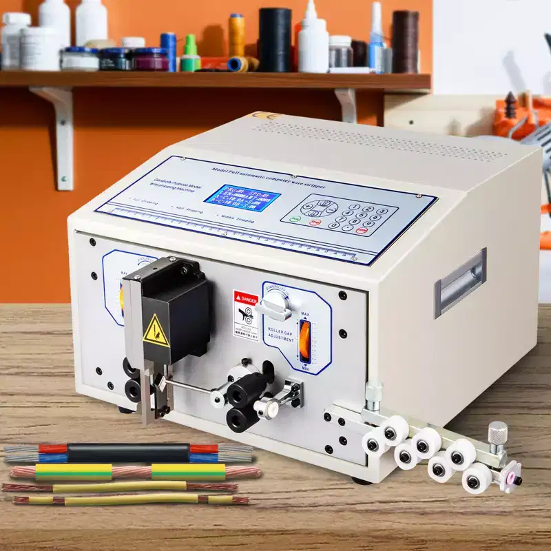VEVOR Wire Stripping Peeling Machine Automatic Scrap Cable Stripper 0.1-4.5 mm, Beige