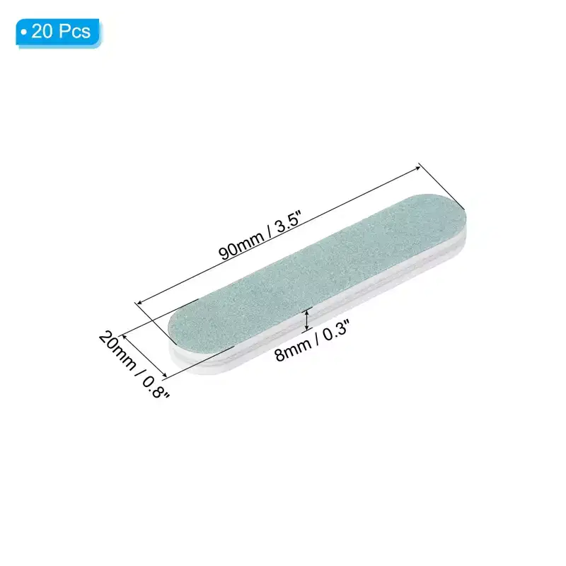 Unique Bargains Double-Sided Silver Polishing Stick Craft Hand Tools