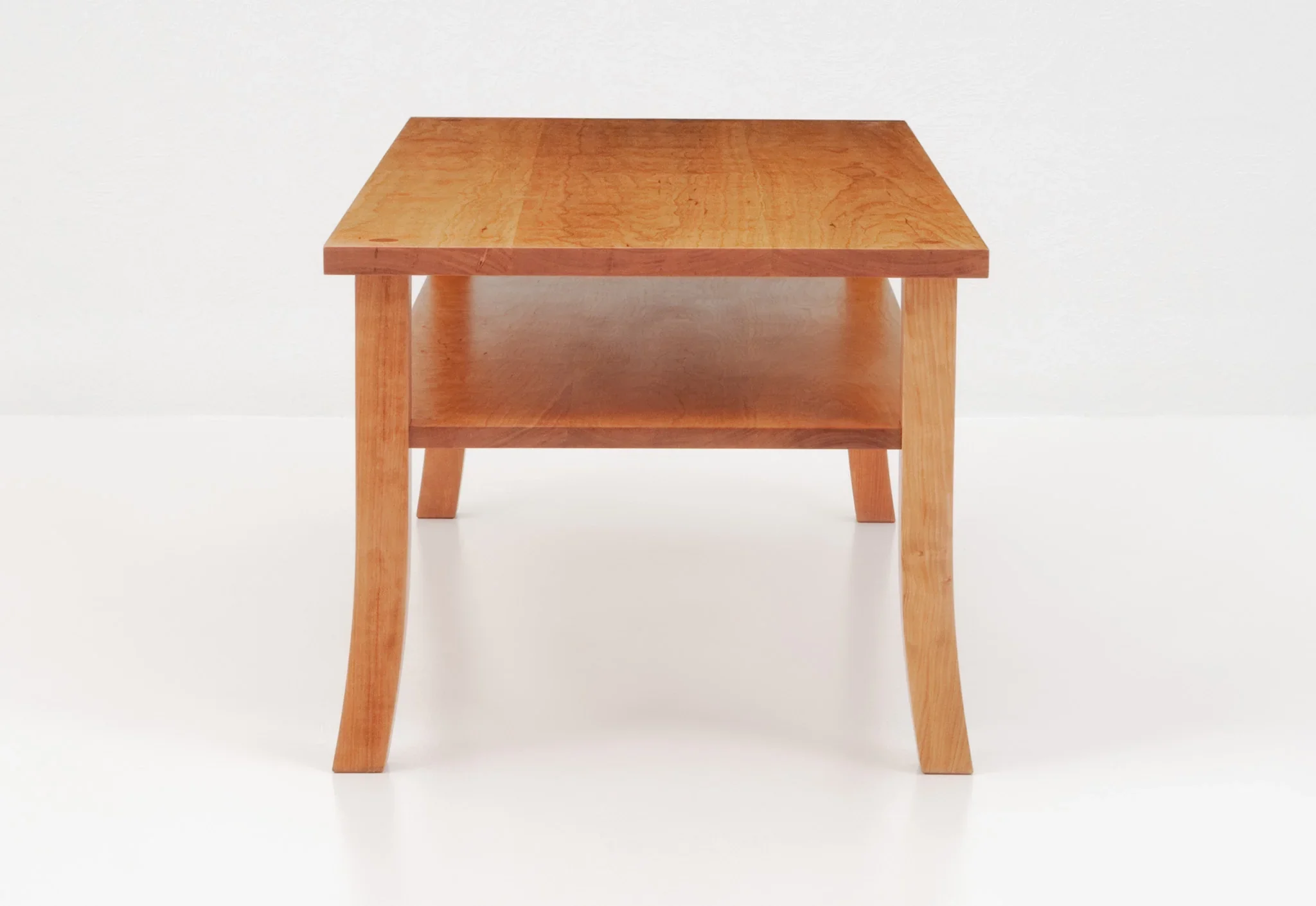 Coffee Table - The Coffee Table utilizes traditional joinery, with wedged through tenons forming a visible junction
