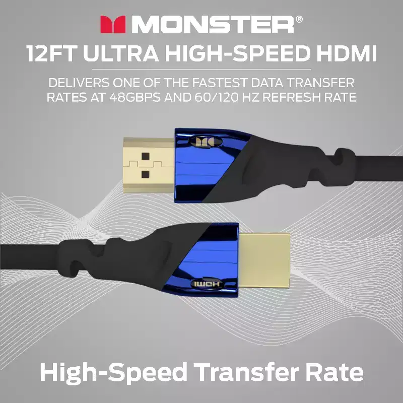 Monster 8K HDMI Cable Ultra High-Speed Cobalt 2.1 Cable
