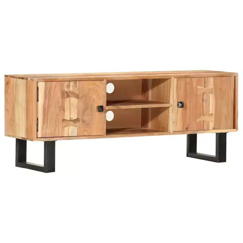 Acacia Wood TV Cabinet with Storage