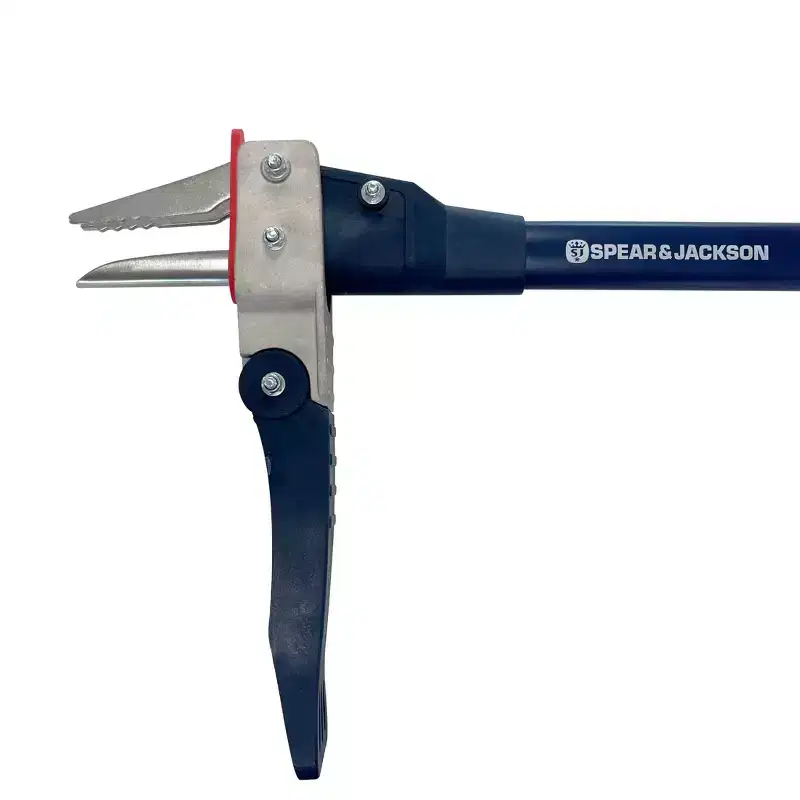 Spear & Jackson Weed Puller, Stand-Up Mechanical Garden Tool with Stainless Steel Claws and Long Nylon Fiberglass Handle