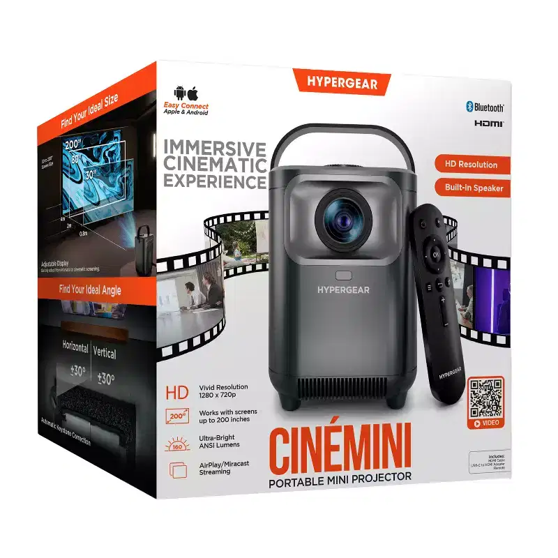 HyperGear CinMini 720p HD Portable Mini Projector