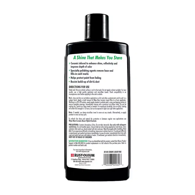 Rust-Oleum 16oz Wipe New Ceramic Liquid Wax
