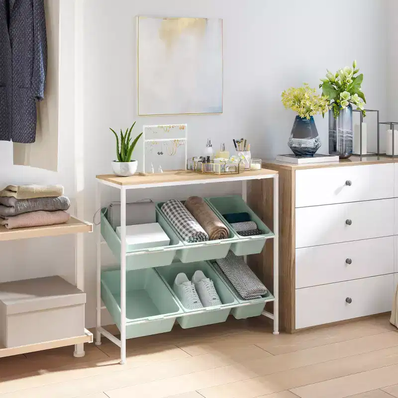 6-Bin Organizer Cart, 32.5