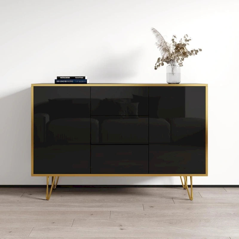 55 Modern High-Gloss Sideboard Buffet Credenza