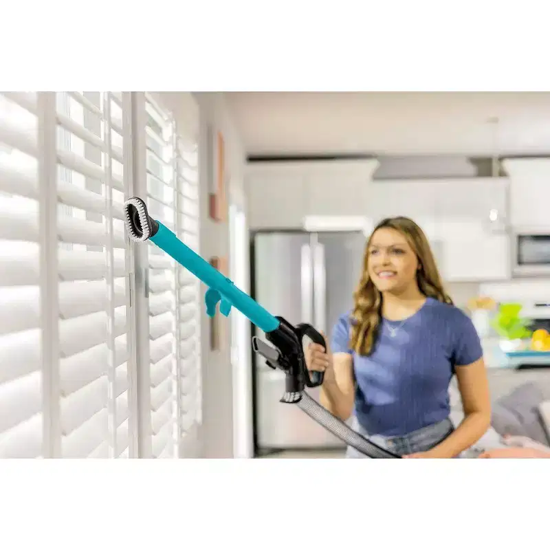 BISSELL CleanView Rewind Upright Vacuum 13" Cleaning Path Black 3676: Bagless Cleaner, Multi-Surface, Automatic Cord Rewind, 25ft Cord