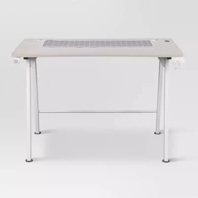 Gaming Desk with LED Lights and Headphone Holder - Room Essentials