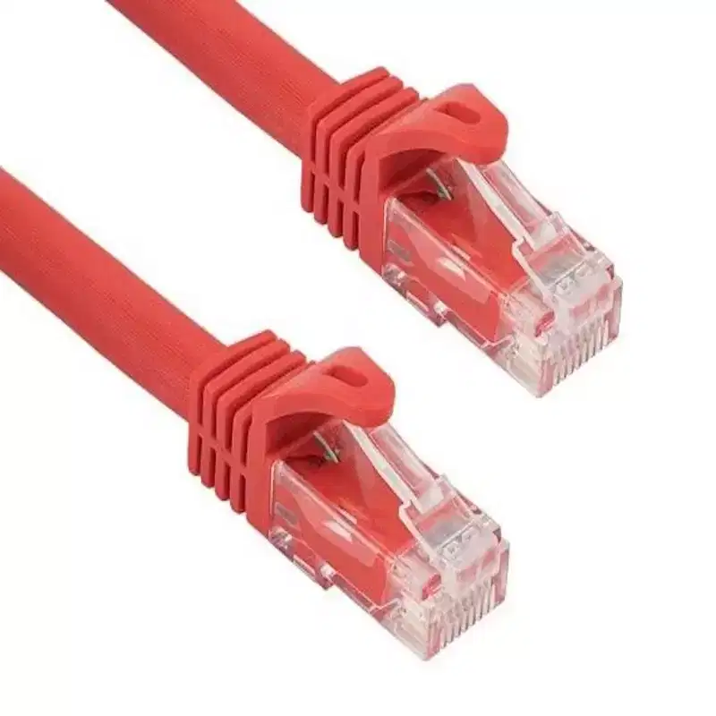 SANOXY Cables and Adapters; 50ft Cat6a 600 MHz UTP Snagless Ethernet Network Patch Cable, Red