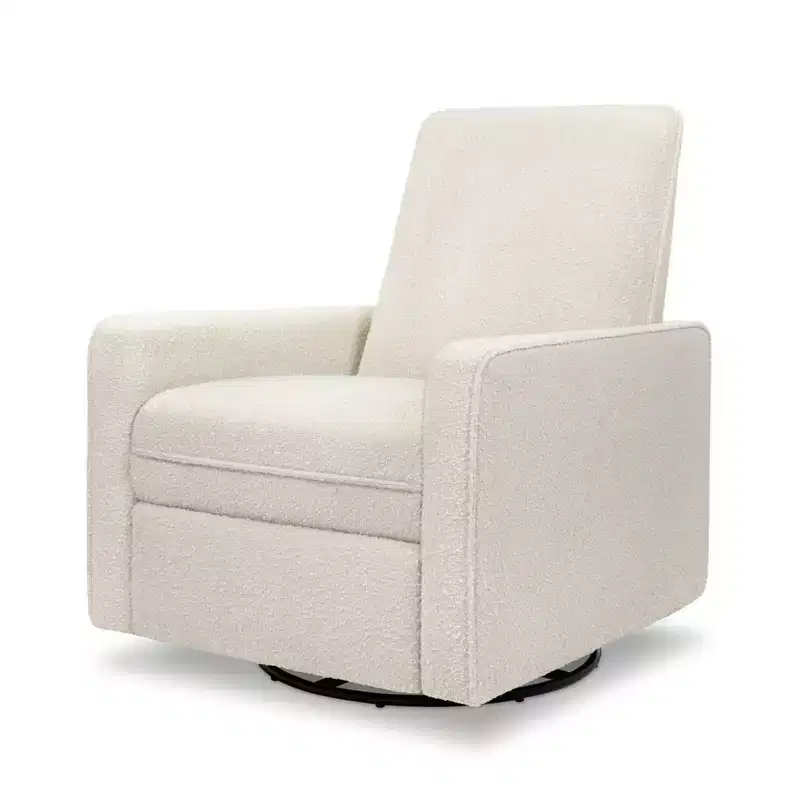 Recliner and Swivel Glider - Ivory Boucle