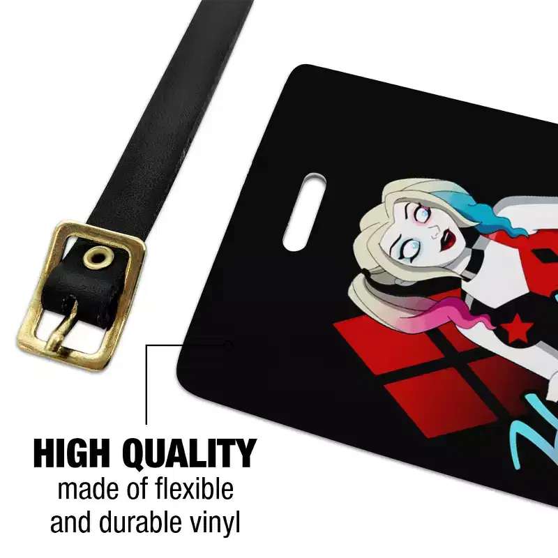Harley Quinn Animated Series Harley Diamonds Luggage ID Tags Set of 2