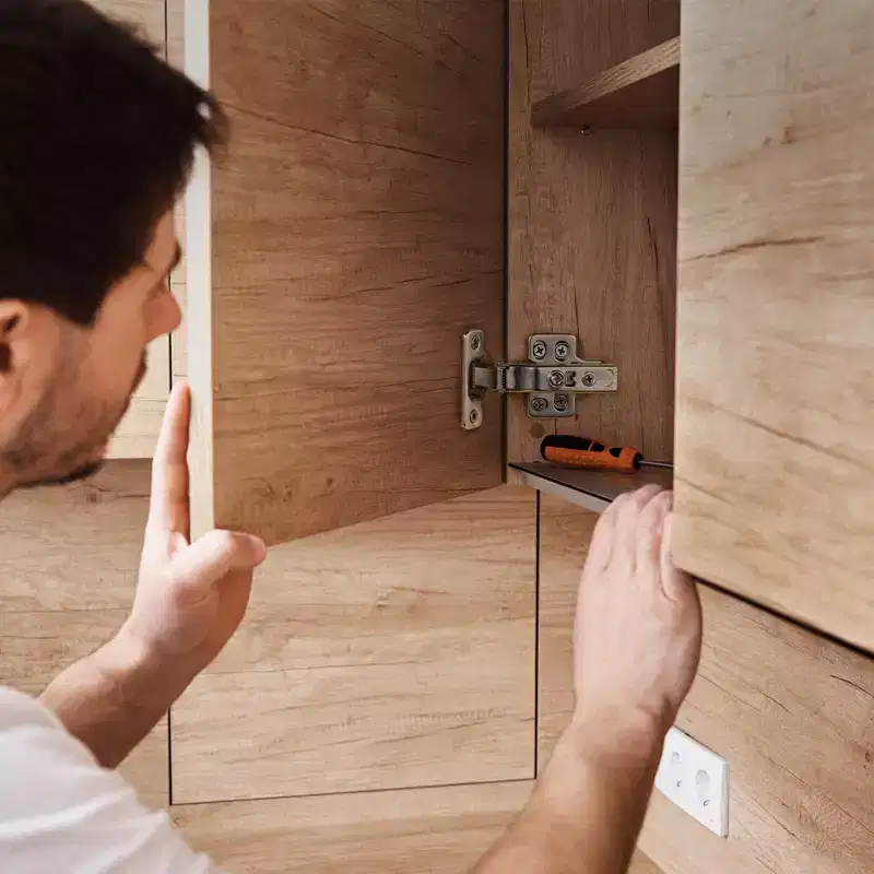VEVOR Cabinet Hinges, 40 Packs Full Overlay Kitchen Cabinet Door Hinges, 100 Degree Opening Angel Soft Close Concealed Cupboard Hinges, Silver