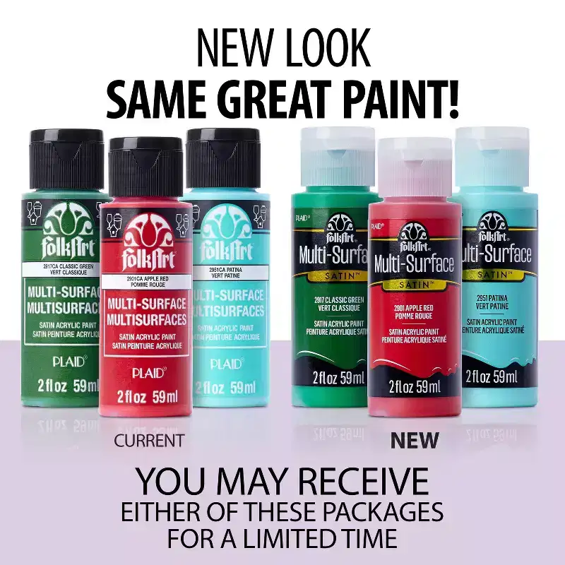 Fa Ms Metallics 8Pc Set- 2Oz: Multicolored Acrylic Paint & Primer, Interior/Exterior, Quick Dry, 24 Sq Ft Coverage