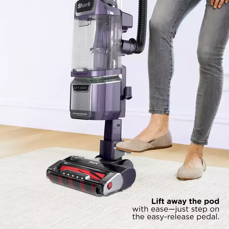 Shark Rotator Pet Lift-Away ADV Upright Vacuum with DuoClean PowerFins HairPro & Odor Neutralizer LA701 12" Cleaning Path Purple