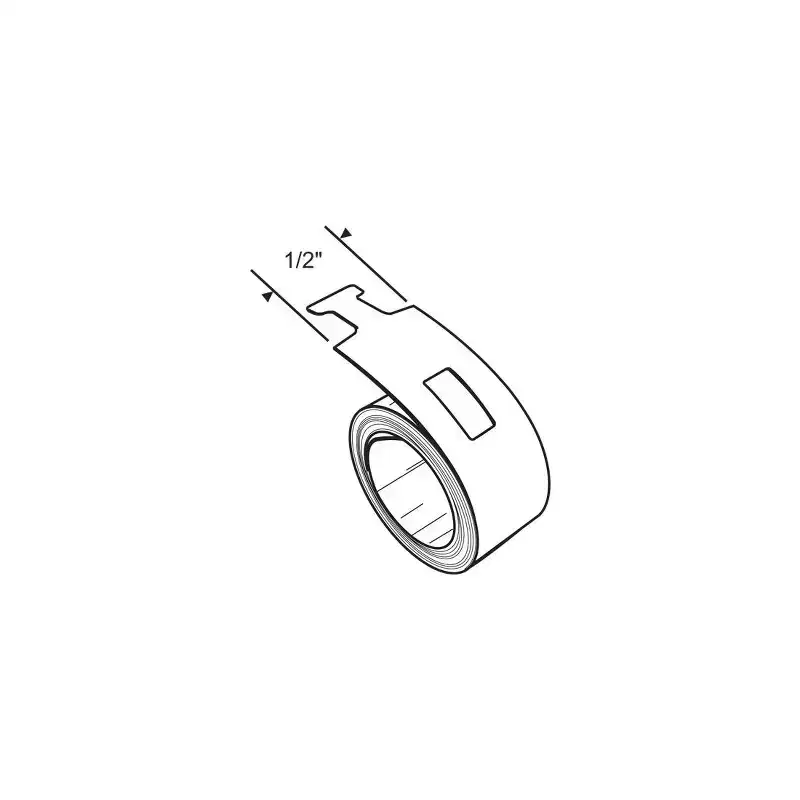 Brixwell 96BU-12 10 lb Constant Force Spring Universal Pocket 1/2 inch End Width Flat Coiled for Balance Systems