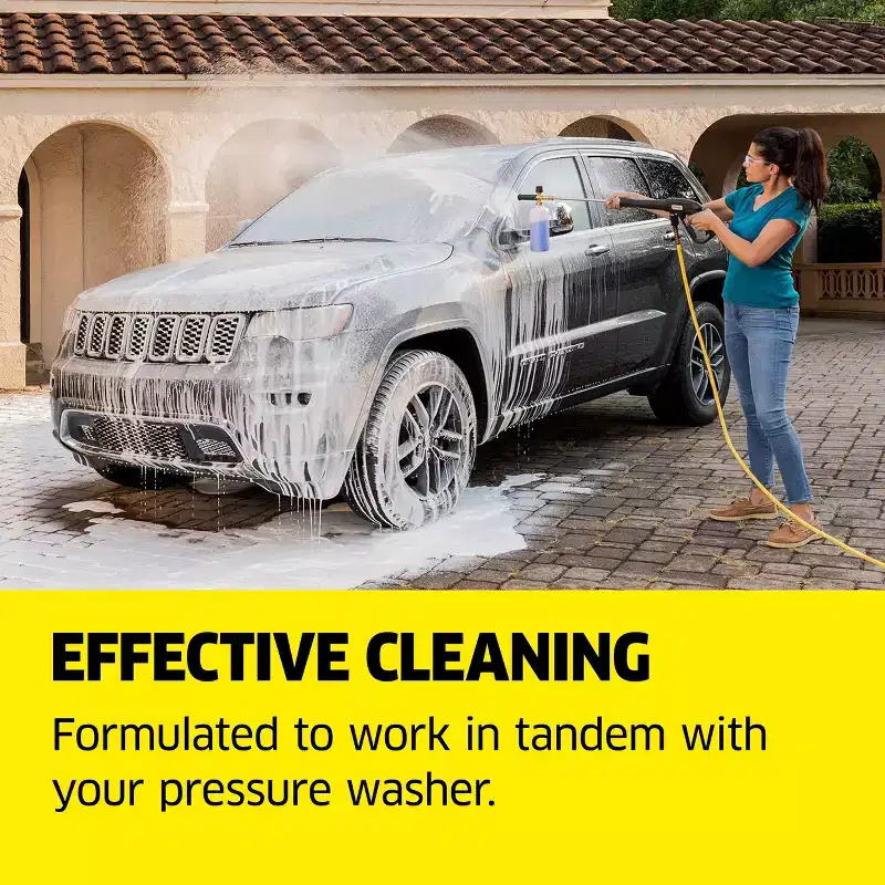 Karcher 1 Gallon Vehicle Wash & Wax Detergent Pressure Washer Car Wash Soap