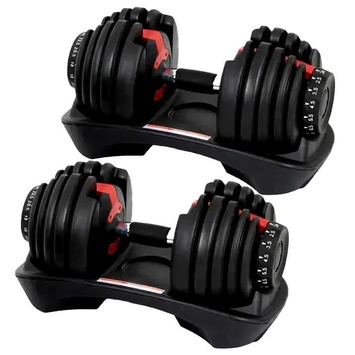 40KG (17-in-1) Adjustable Dumbbell with Smart Dial | All-in-One Strength Training Weight Set for Home Gym | Space-Saving, Heavy-Duty Design | Optional Bench & Rack for Men & Women